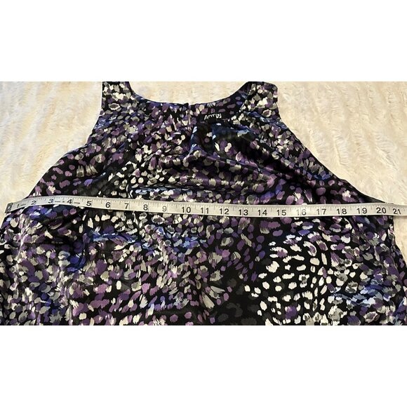 APT. 9 Sleeveless Geometric Blouse Polyester Spandex Blend Women's Size XL - Picture 6 of 13